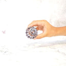 [SAKE GLASS] RINZEN GUINOMI (PURPLE) | KIRIKO