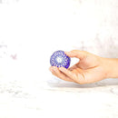 [SAKE GLASS] GUINOMI KIKU YARAI (BLUE) | KIRIKO