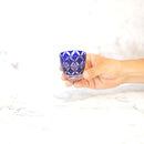 [SAKE GLASS] GUINOMI KIKU SHIPPO (BLUE) | KIRIKO