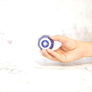 [SAKE GLASS] GUINOMI KIKU SHIPPO (BLUE) | KIRIKO