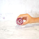 [SAKE GLASS] GUINOMI KIKU SHIPPO (GOLD RED) | KIRIKO