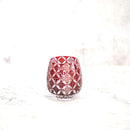 [GLASS] KIKU SHIPPO (RED) | KIRIKO