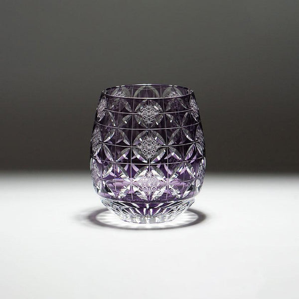 [玻璃] Kiku Shippo（紫色）| rinzen | kiriko
