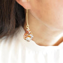 [刺耳的耳環]美國刺耳的耳環-Seika-（Amber）2件| Kiriko |精靈