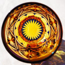 [SAKE GLASS] COLD SAKE GLASS GINWAN NO HANA (BLUE & ORANGE) | KIRIKO