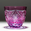 [사케 유리] 차가운 술 유리 유리 ginwan no hana (분홍색) | 키리코