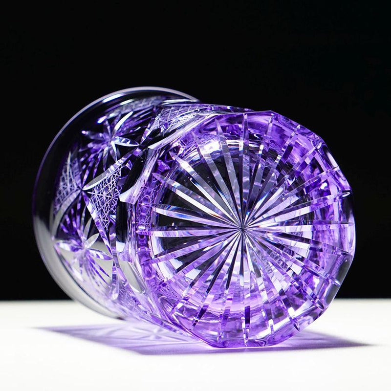 [Rocks Glass] Ginwan no Hana (Gold & Purple) | คิริโกะ