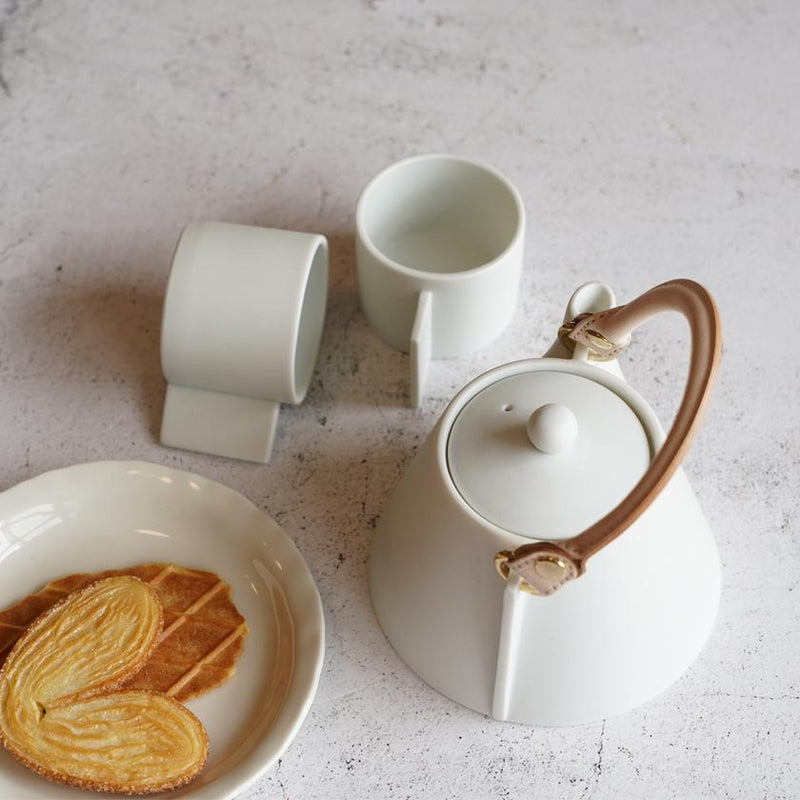 [茶具]鍋＆mugcup 3件航程BLANC NEIGE | Yamatsu |小潔具