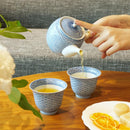 [TEA POT] KYUSU HIRADO-SEIGAIHA | MIKAWACHI WARE | HIRADOSHOUZAN