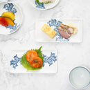 [SMALL DISH (PLATE)] 5 PIECES SET KAKU YOKARAKUSA | MIKAWACHI WARE | HIRADOSHOUZAN