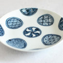 [SMALL DISH (PLATE)] ROUND & FLAT MARU-MON | MIKAWACHI WARE | HIRADOSHOUZAN
