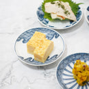 [SMALL DISH (PLATE)] ROUND & FLAT NAMI-SEIGAIHA | MIKAWACHI WARE | HIRADOSHOUZAN