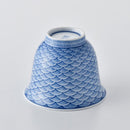 [TEA CUP SET] 2 PIECES SORIS-SENCHA HIRADO-SEIGAIHA | MIKAWACHI WARE | HIRADOSHOUZAN