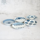 [SMALL DISH (PLATE) SET] 5 PIECES ROUND & FLAT | MIKAWACHI WARE | HIRADOSHOUZAN