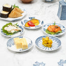 [SMALL DISH (PLATE) SET] 5 PIECES ROUND & FLAT | MIKAWACHI WARE | HIRADOSHOUZAN