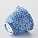 [TEA SET] 3 PIECES KYUSU & SENCHA HIRADO-SEIGAIHA | MIKAWACHI WARE | HIRADOSHOUZAN