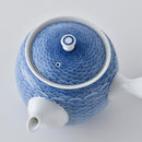 [TEA SET] 3 PIECES KYUSU & SENCHA HIRADO-SEIGAIHA | MIKAWACHI WARE | HIRADOSHOUZAN