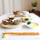 [Chopsticks] แปรงสี (สีส้ม) พร้อมที่เหลือ Chopstick (22.5 ซม.) | คริสตัล Wakasa Lacquerware
