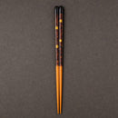 [CHOPSTICKS] PAIR MOONLIGHT WITH CHOPSTICK REST (22.5cm) | CRYSTAL | WAKASA LACQUERWARE