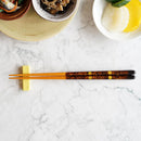 [CHOPSTICKS] PAIR MOONLIGHT WITH CHOPSTICK REST (22.5cm) | CRYSTAL | WAKASA LACQUERWARE