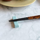 [CHOPSTICKS] PAIR NIGHT SKY WITH CHOPSTICK REST (22.5cm) | CRYSTAL | WAKASA LACQUERWARE