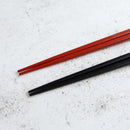 [ตะเกียบ] มือแกะสลัก Chinkin Kotobuki Seikaiha (2 คู่) | Hashimoto Kousaku Sikki | wajima lacquer