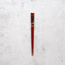 [젓가락] 손으로 그린 ​​금 또는 실버 Lacqur Gold Nashiji Fuji 벚꽃 빨강 (1 세트) | 하시모토 쿠쿠 쿠 시키 | 와지 마 래커