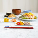 [젓가락] 손으로 그린 ​​금 또는 실버 Lacqur Namichidori Red (1 세트) | 하시모토 쿠쿠 쿠 시키 | 와지 마 래커