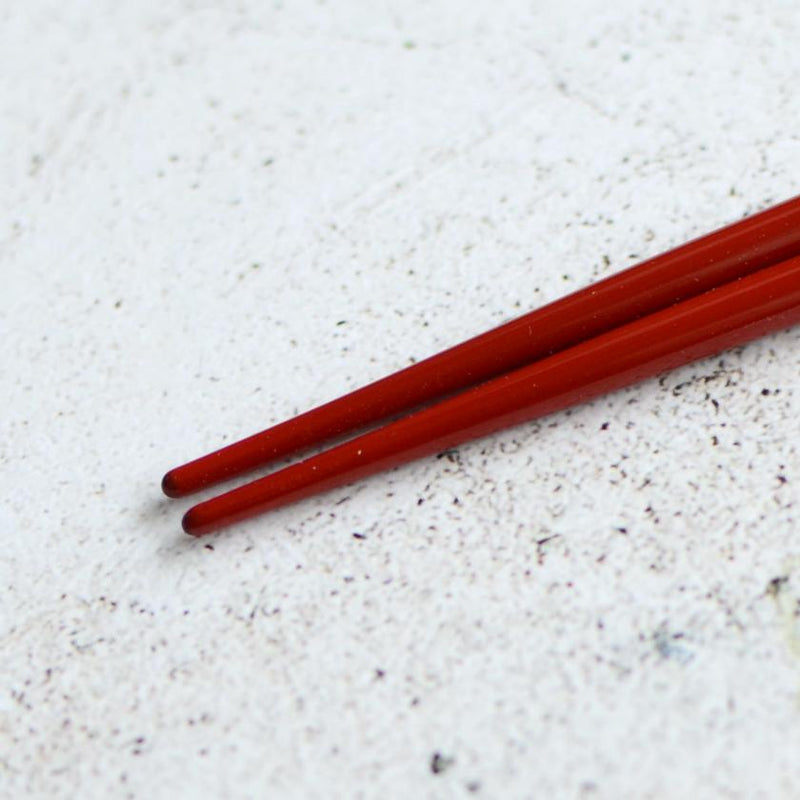 [筷子]手繪金或銀lacqur namichidori紅色（1套）| Hashimoto Kousaku Sikki | Wajima漆器