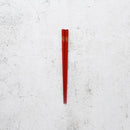 [ตะเกียบ] งูจักรราศีญี่ปุ่นสีแดงสำหรับเด็ก (1 ชุด) | Hashimoto Kousaku Sikki | wajima lacquer