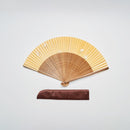 [HAND FAN] WOMEN'S ORANGE RABBIT (WITH FAN BAG) | NAGOYA FOLDING FAN | SUEHIRODO