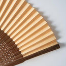 [HAND FAN] WOMEN'S ORANGE RABBIT (WITH FAN BAG) | NAGOYA FOLDING FAN | SUEHIRODO