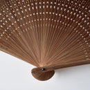 [HAND FAN] WOMEN'S ORANGE RABBIT (WITH FAN BAG) | NAGOYA FOLDING FAN | SUEHIRODO