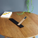 [HAND FAN] MEN'S BLACK SHIBUHIKI CHIDORI (WITH FAN BAG) | NAGOYA FOLDING FAN | SUEHIRODO