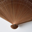 [HAND FAN] MEN'S BLACK SHIBUHIKI CHIDORI (WITH FAN BAG) | NAGOYA FOLDING FAN | SUEHIRODO