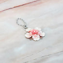 [配件4件]嬰兒粉紅色（貝雷特，胸針，耳環，袋子飾物）| tsumami kanzashi