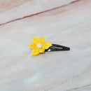 [부품 4 건] 골 드 (머리핀, 모자 바늘 브로치, 귀걸이, 머리핀) | J. 맛 * 천 꽃 부품 | TSUMAMI KANZASHI