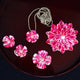[ACCESSORY 4 PIECES] LIBERTY PRINT (ROUND BROOCHES, 4-PETAL FLOWER BROOCHES, EARRINGS, PENDANTS) | TSUMAMI KANZASHI