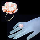 [附件4件]柳樹（胸針，髮夾，戒指，耳環）| tsumami kanzashi