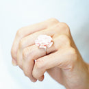 [附件4件]柳樹（胸針，髮夾，戒指，耳環）| tsumami kanzashi