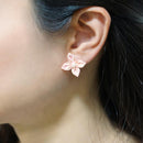 [附件4件]柳樹（胸針，髮夾，戒指，耳環）| tsumami kanzashi