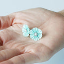 [ACCESSORY] CLOTH FLOWER AIJIRO (LIGHT BLUE) | TSUMAMI KANZASHI