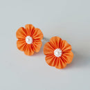 [ACCESSORY] CLOTH FLOWER KOUJI (ORANGE) | TSUMAMI KANZASHI