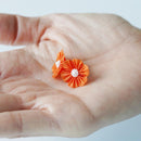[ACCESSORY] CLOTH FLOWER KOUJI (ORANGE) | TSUMAMI KANZASHI