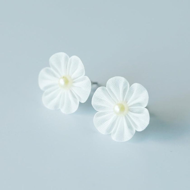 [配件]布花gofun（白色）| tsumami kanzashi