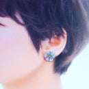 [ACCESSORY] CLOTH FLOWER LIBERTY PRINT WILTSHIRE (LIGHT PINK) | TSUMAMI KANZASHI