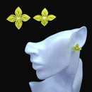 [ACCESSORY] CLOTH FLOWER SUNNY YELLOW | TSUMAMI KANZASHI | e TSUMAMI