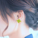 [ACCESSORY 3 COLORS SET] CLOTH FLOWER EARTH COLOR | TSUMAMI KANZASHI | e TSUMAMI