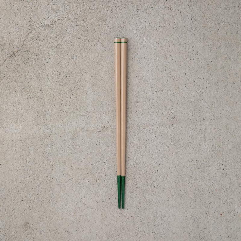 [筷子] Koma Green（1set）| 18禪|漆器