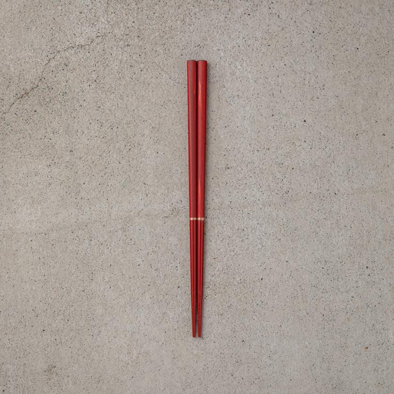 [筷子] rinakagane紅色（1set）| 18禪|漆器